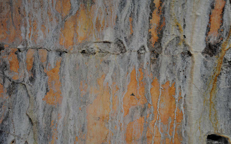muro, cemento e colate di calcare